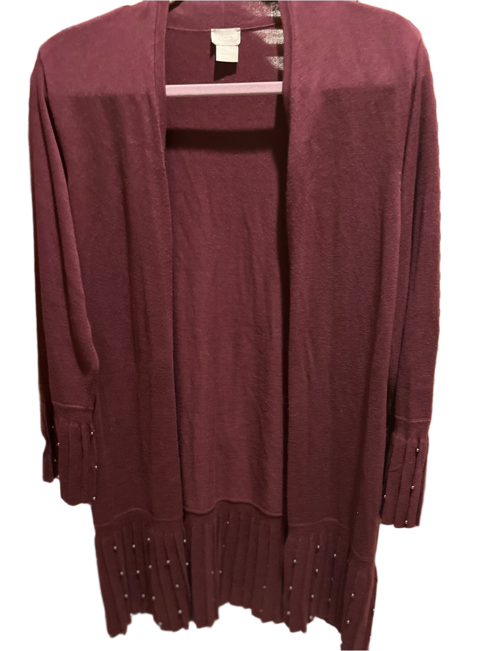 37. WOMENS CHICO’S 2/L DETAIL SWEATER - Picture 2 of 6